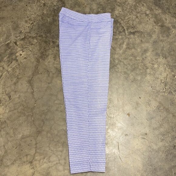Slimsations by Multiples Blue Print Crop Pants - Picture 3 of 7